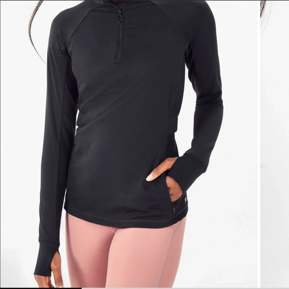 Fabletics 1/2 zip pullover mesh panels pockets Xs - Picture 1 of 7